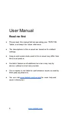 Preview for 5 page of Tripltek T7121 Unlocked User Manual