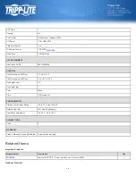 Preview for 2 page of Tripp Lite 0SU22081 Brochure & Specs