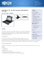 Preview for 1 page of Tripp Lite 0SU52091 Brochure & Specs