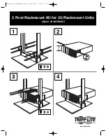 Preview for 2 page of Tripp Lite 2POSTRMKIT Installation Manual