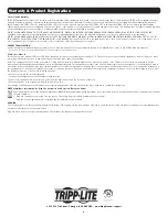 Preview for 2 page of Tripp Lite 8TLB122000 Owner'S Manual