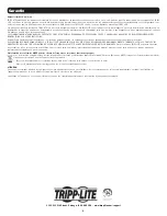 Preview for 6 page of Tripp Lite 8TLB122000 Owner'S Manual