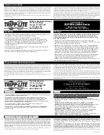 Preview for 2 page of Tripp Lite 93-2234 Owner'S Manual