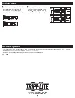 Предварительный просмотр 2 страницы Tripp Lite Adjustable Rackmount Shelf Kit 4POSTRAILKIT Owner'S Manual