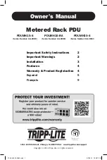 Tripp Lite AG-00DE Owner'S Manual preview