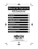 Предварительный просмотр 18 страницы Tripp Lite APS POWERVERTER Owner'S Manual