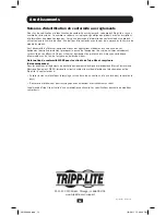 Предварительный просмотр 12 страницы Tripp Lite APSRMSW Owner'S Manual