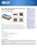 Tripp Lite APSX1012SW Brochure & Specs preview