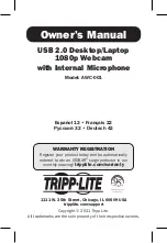 Preview for 1 page of Tripp Lite AWC-001 Owner'S Manual