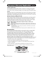 Предварительный просмотр 8 страницы Tripp Lite B002-DUA2 Owner'S Manual