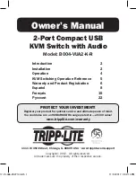 Preview for 1 page of Tripp Lite B004-VUA2-K-R Owner'S Manual