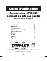 Preview for 15 page of Tripp Lite B004-VUA2-K-R Owner'S Manual