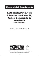 Preview for 12 page of Tripp Lite B005-DPUA2-K Owner'S Manual