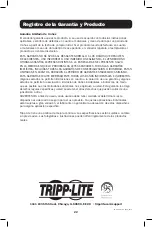 Preview for 22 page of Tripp Lite B005-DPUA2-K Owner'S Manual