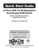 Preview for 1 page of Tripp Lite B006-DP2UA2 Quick Start Manual