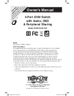 Tripp Lite B006-VUA4-K-R Owner'S Manual preview