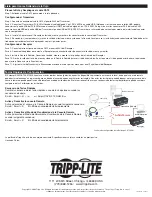 Preview for 4 page of Tripp Lite B013-330 Quick Start Manual