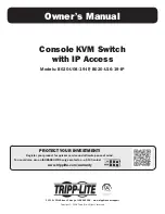 Предварительный просмотр 1 страницы Tripp Lite B020-U08-19-IP Owner'S Manual