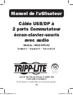 Preview for 16 page of Tripp Lite B032-DPUA2 Owner'S Manual