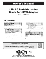 Tripp Lite B032-VU1 Owner'S Manual предпросмотр