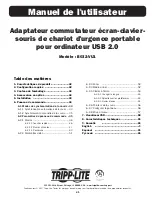 Предварительный просмотр 41 страницы Tripp Lite B032-VU1 Owner'S Manual