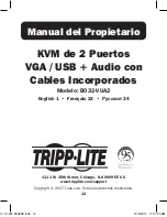 Preview for 12 page of Tripp Lite B032-VUA2 Owner'S Manual