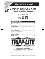 Tripp Lite B034-102-R Owner'S Manual preview