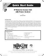 Tripp Lite B051-000-AC Quick Start Manual preview