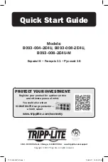 Tripp Lite B093-004-2E4U Quick Start Manual preview