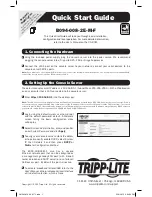 Tripp Lite B094-008-2E-M-F Quick Start Manual preview