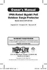 Preview for 1 page of Tripp Lite B110-SP-CAT-OD Owner'S Manual