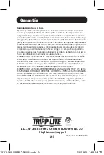 Preview for 24 page of Tripp Lite B110-SP-CAT-OD Owner'S Manual