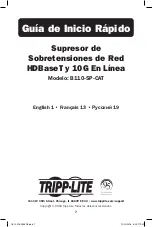 Preview for 7 page of Tripp Lite B110-SP-CAT Quick Start Manual