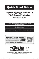 Preview for 1 page of Tripp Lite B110-SP-POE Quick Start Manual