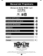 Preview for 5 page of Tripp Lite B114-0H4 Owner'S Manual