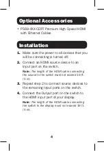 Preview for 4 page of Tripp Lite B119-002-UHD Owner'S Manual