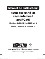 Preview for 21 page of Tripp Lite B126-1A0-U Owner'S Manual