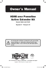 Preview for 1 page of Tripp Lite B126-1A1-PLHD Owner'S Manual