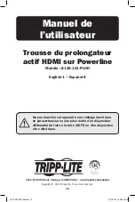 Preview for 15 page of Tripp Lite B126-1A1-PLHD Owner'S Manual