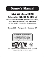 Tripp Lite B126-1A1-WHD4HH Owner'S Manual preview