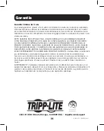 Предварительный просмотр 36 страницы Tripp Lite B126-1A1-WHD4HH Owner'S Manual