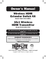 Tripp Lite B126-1D10-TXH Owner'S Manual preview