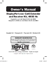 Tripp Lite B127A-1A1-BDBD Owner'S Manual preview