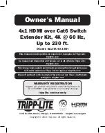 Preview for 1 page of Tripp Lite B127A-4X1-BH Owner'S Manual