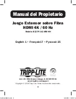 Предварительный просмотр 9 страницы Tripp Lite B127F-1A1-MM-HH Owner'S Manual