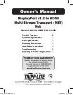 Preview for 1 page of Tripp Lite B156-002-HDMI Owner'S Manual