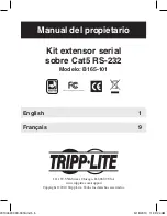 Preview for 5 page of Tripp Lite B165-101 Owner'S Manual