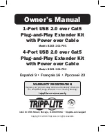 Tripp Lite B203-101-POC Owner'S Manual предпросмотр