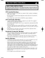 Preview for 2 page of Tripp Lite BC Pro BCPRO600 Owner'S Manual