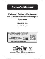 Tripp Lite BP-260 Owner'S Manual preview